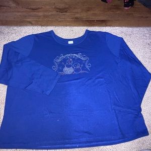 Blue Christmas Long Sleeve